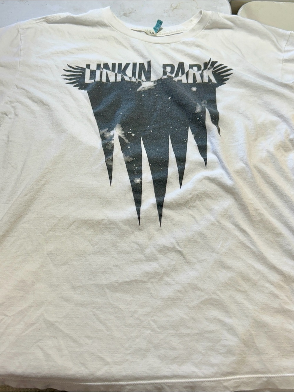 Pacifica White Linkin Park Starfield Graphic Tee